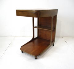 Dunbar styled Mid Century Rolling Bar Cart