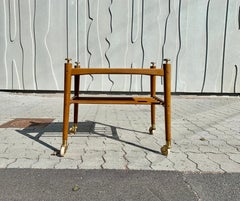Mid-Century Rolling Side Table, Denmark