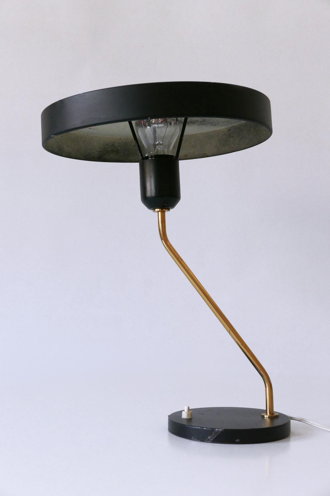 Romeo Tischlampe oder Schreibtischleuchte von Louis Kalff für Philips aus der Mitte des Jahrhunderts 1950er Jahre im Angebot 6