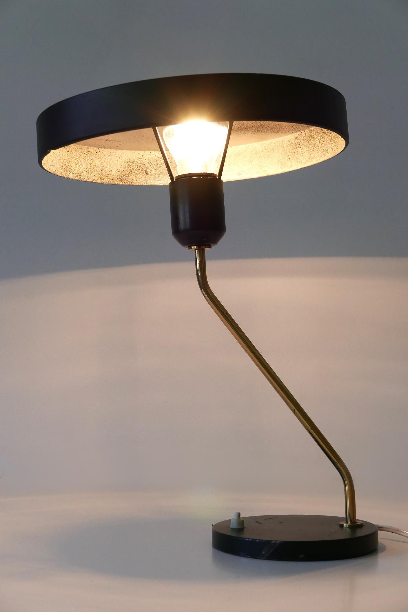 Lampe de table ou lampe de bureau Romeo du milieu du siècle par Louis Kalff pour Philips, années 1950 en vente 7