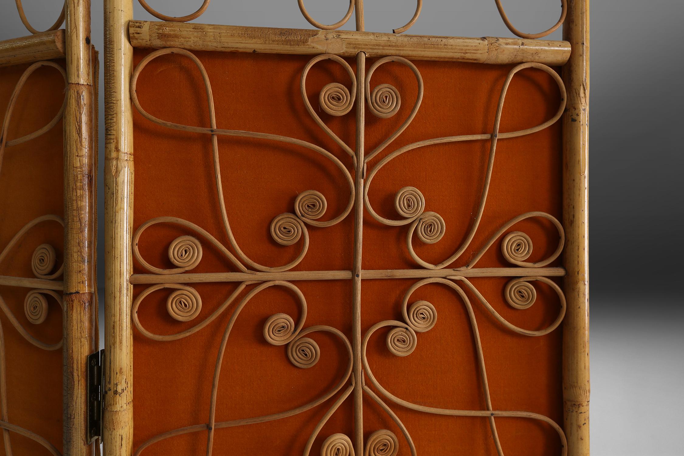 French Mid-Century Room Divider 1970's