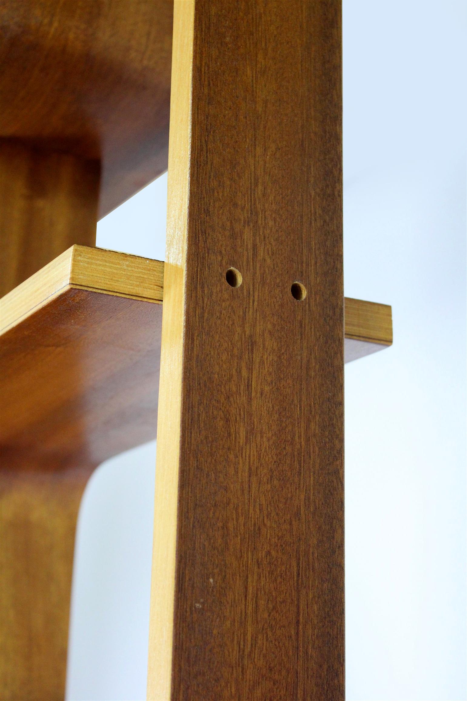 Mid-Century Room Divider by L. Volak for Drevopodnik Holesov, 1960s For Sale 5