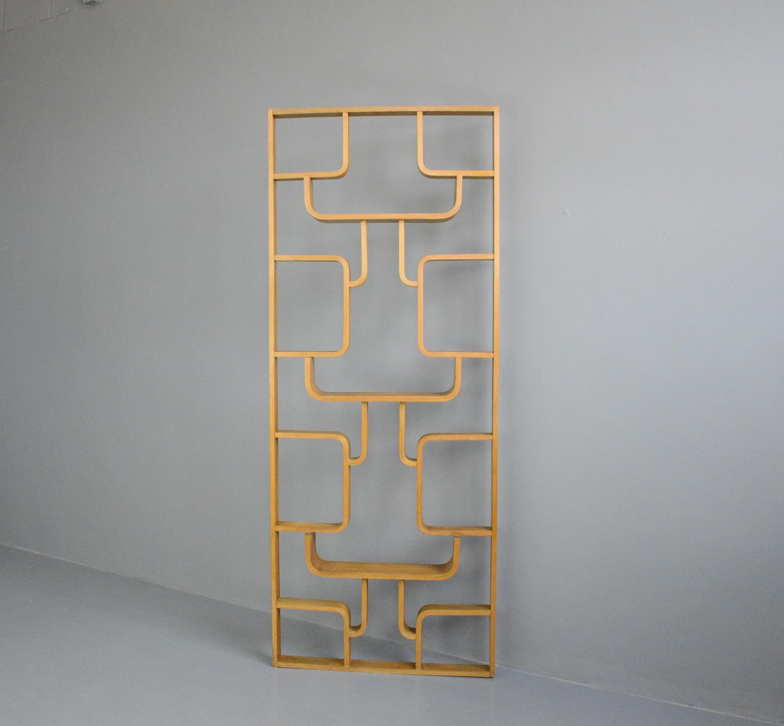 Midcentury Room Divider by Ludvik Volak, circa 1960s In Good Condition In Gloucester, GB