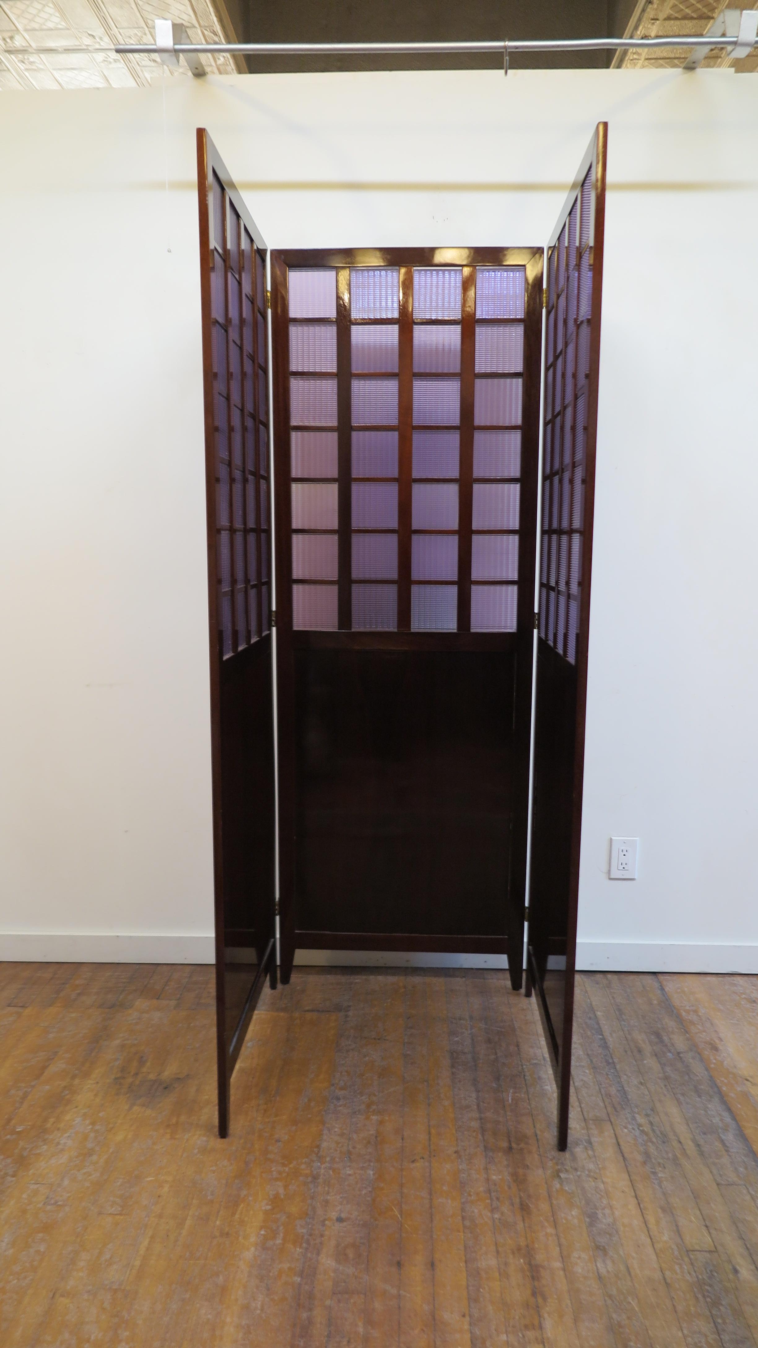Mid Century Room Divider Folding Screen For Sale 4