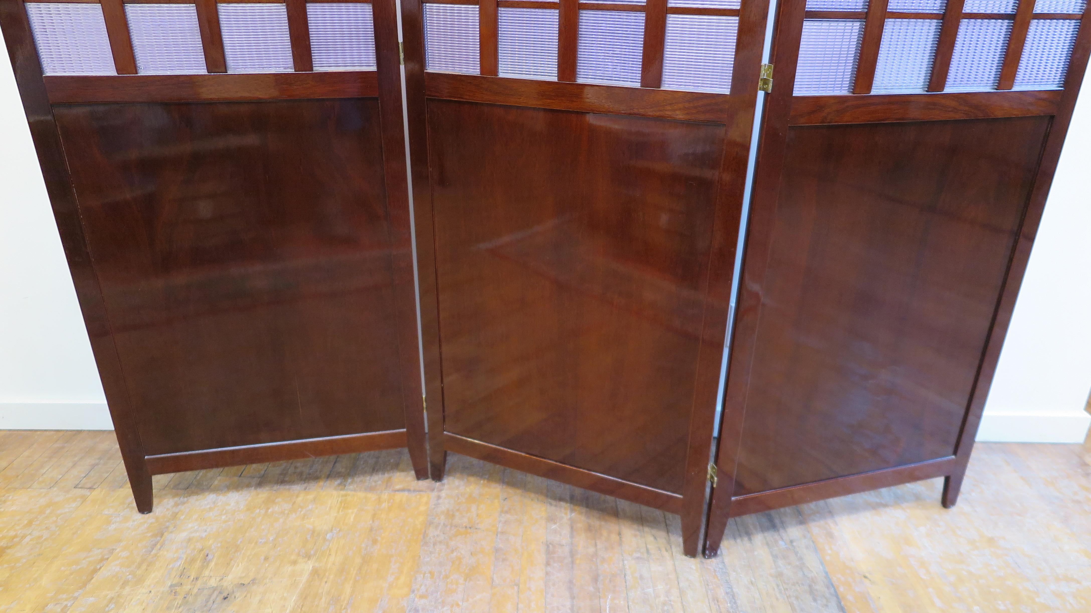 Mid Century Room Divider Folding Screen For Sale 1