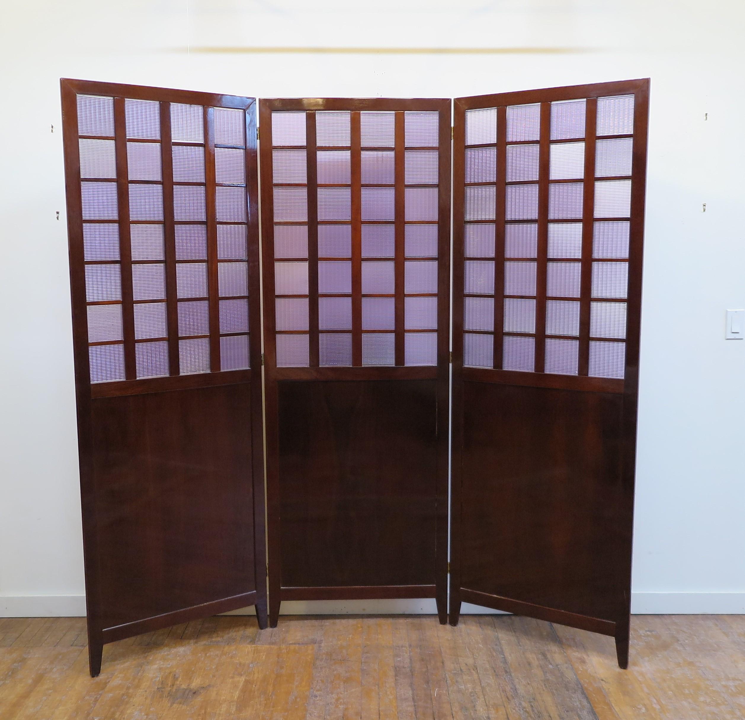 Mid Century Room Divider Folding Screen For Sale 2