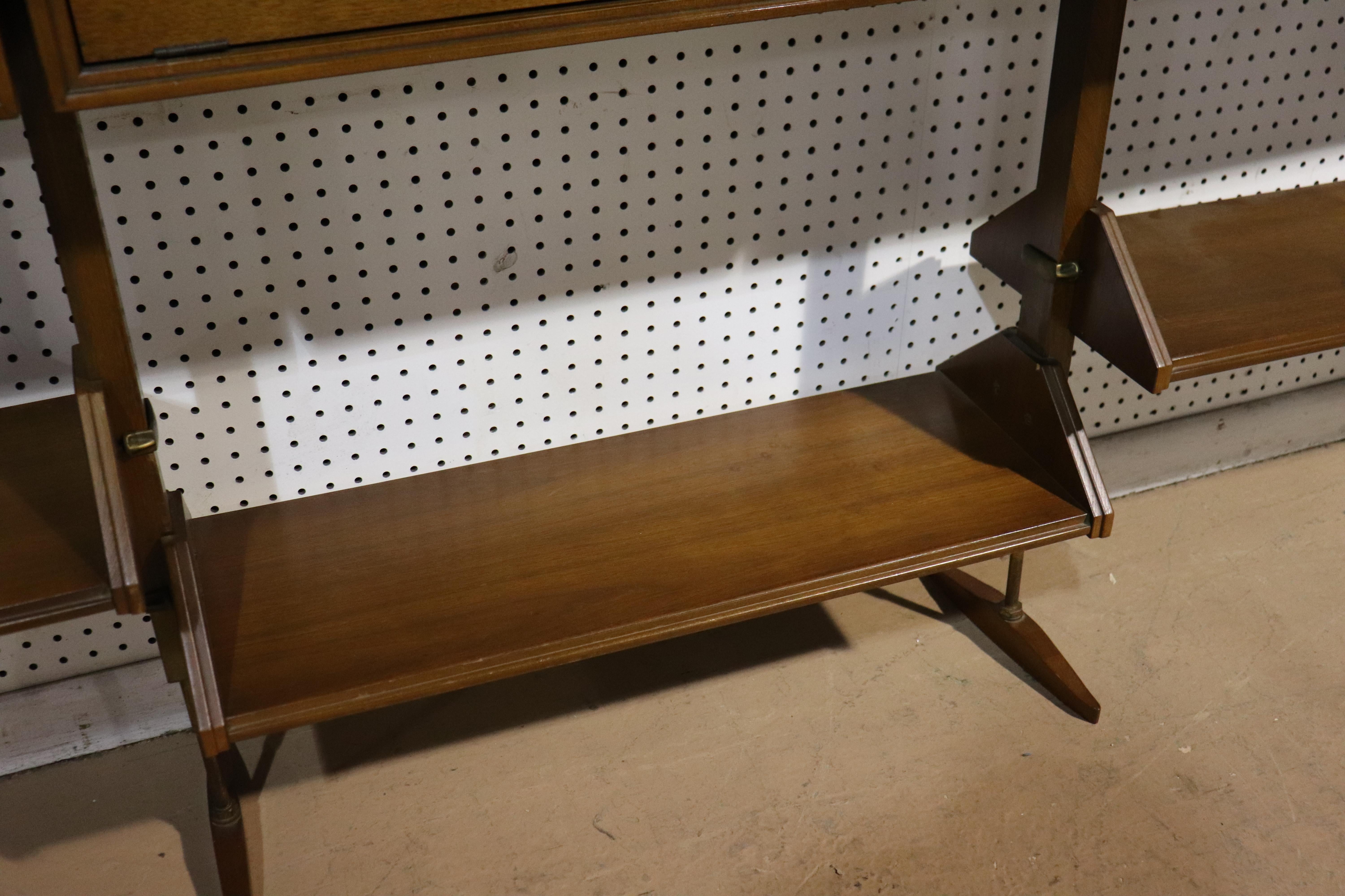 Mid-Century Room Dividing Bookcase For Sale 8