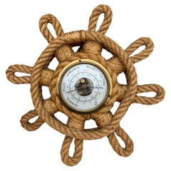 Mid-Century Rope Barometer Adrien Audoux & Frida Minet