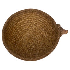 Cestino in corda di metà secolo Adrien Audoux and Frida Minet