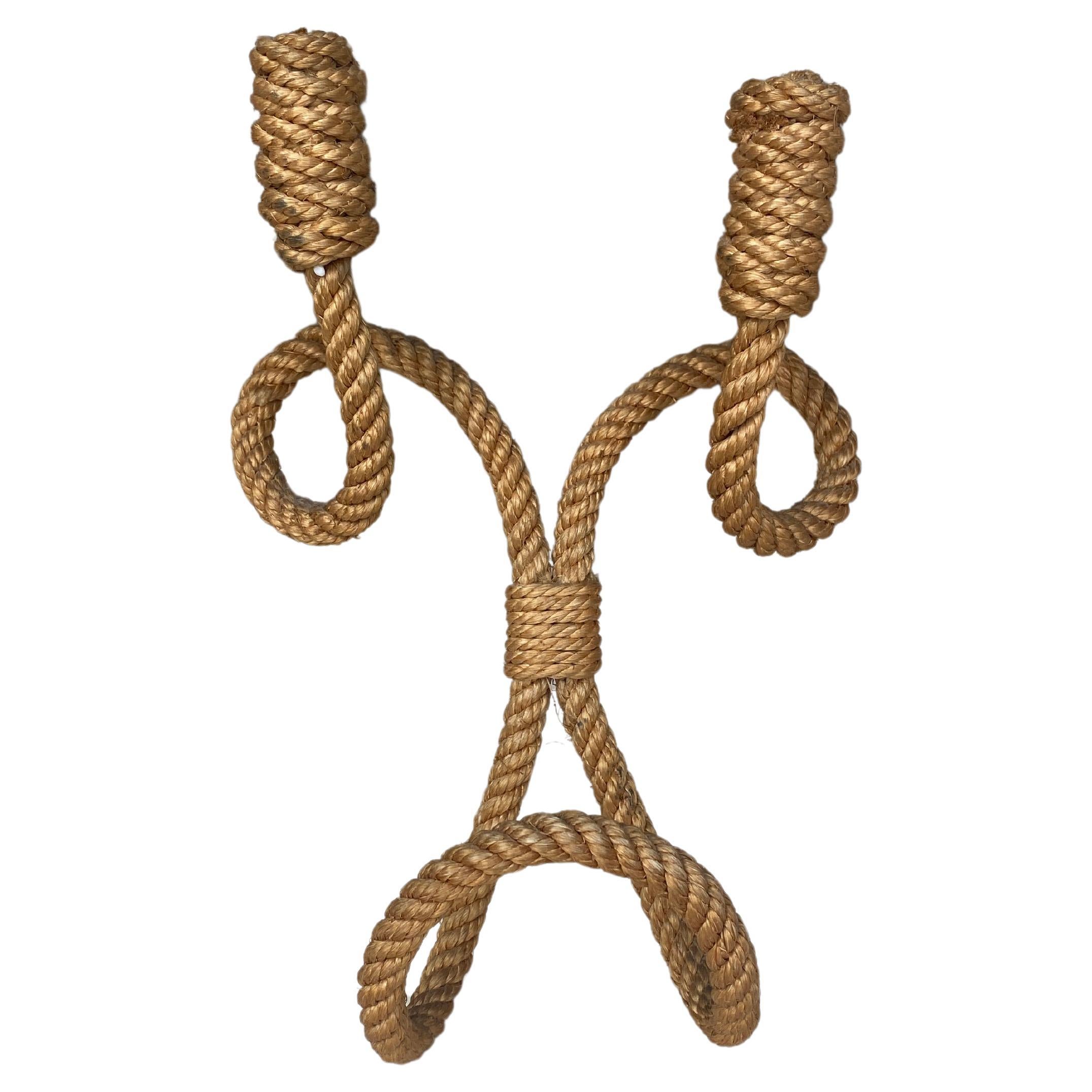 Mid-Century Rope Hook Coat Adrien Audoux & Frida Minet For Sale