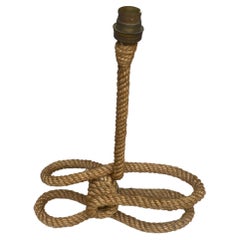 Mid-Century Rope Lamp Adrien Audoux & Frida Minet