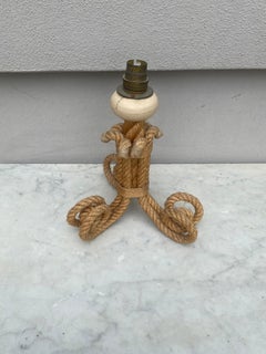 Mid-Century Rope Lamp Adrien Audoux & Frida Minet