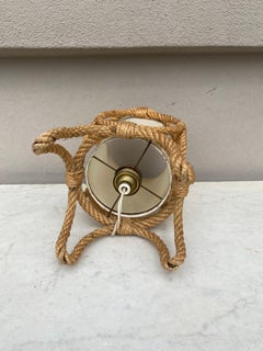 Lanterne de lampe à corde du milieu du siècle Adrien Audoux et Frida Minet