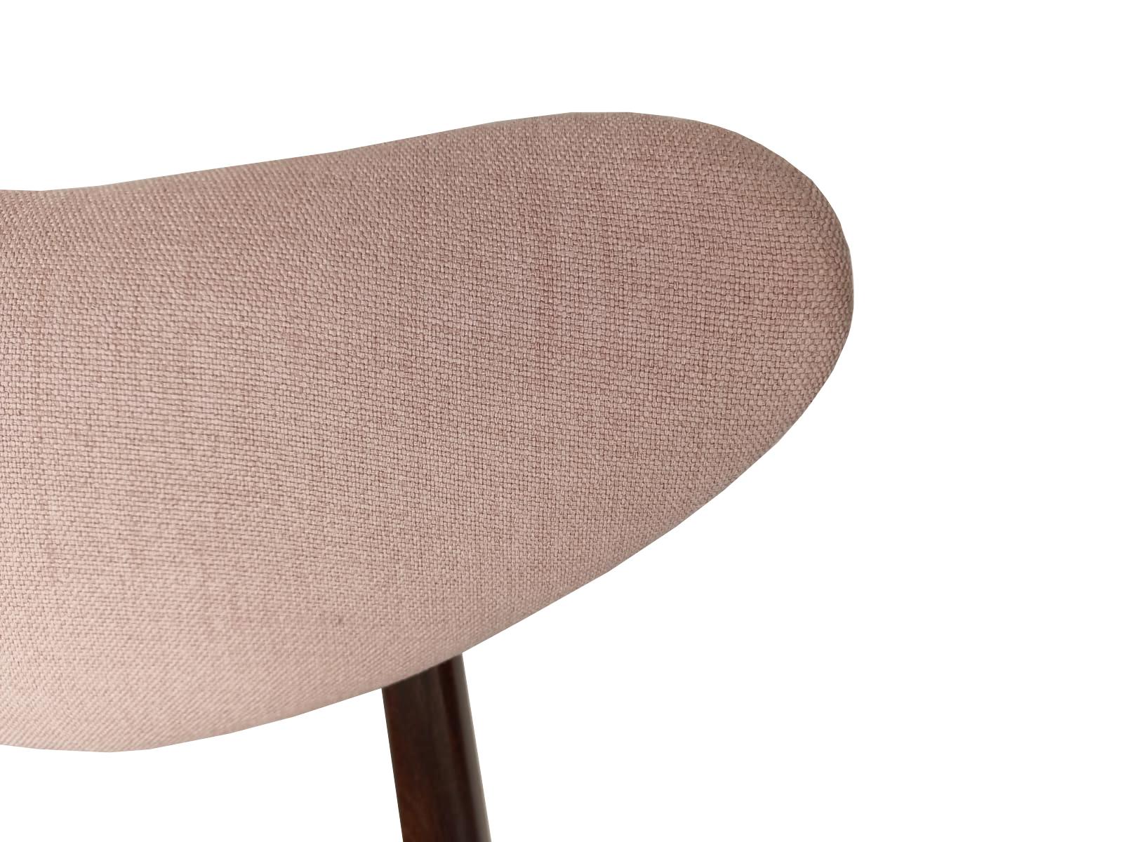 Fait main Chaise à cœur rose à l'eau de rose du milieu du siècle, Europe, années 1960 en vente