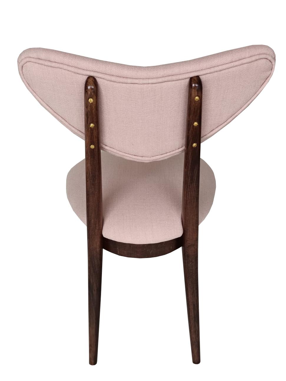 Chaise à cœur rose à l'eau de rose du milieu du siècle, Europe, années 1960 Excellent état - En vente à 05-080 Hornowek, PL