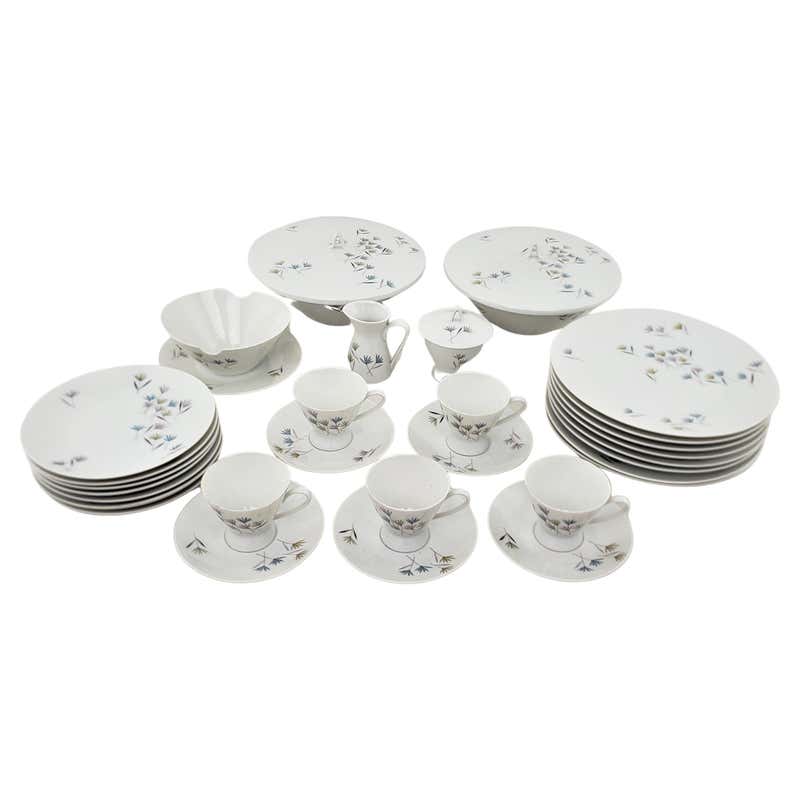 1960's Raymond Loewy designed Rosenthal "Plaza" china set at 1stDibs