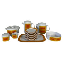Mid-Century Rosenthal Coffee and Tea Service Attributed to Dorothy Hafner