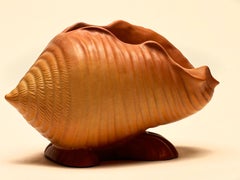 Mid Century Roseville Pottery Terra Cotta Conch Shell RARE