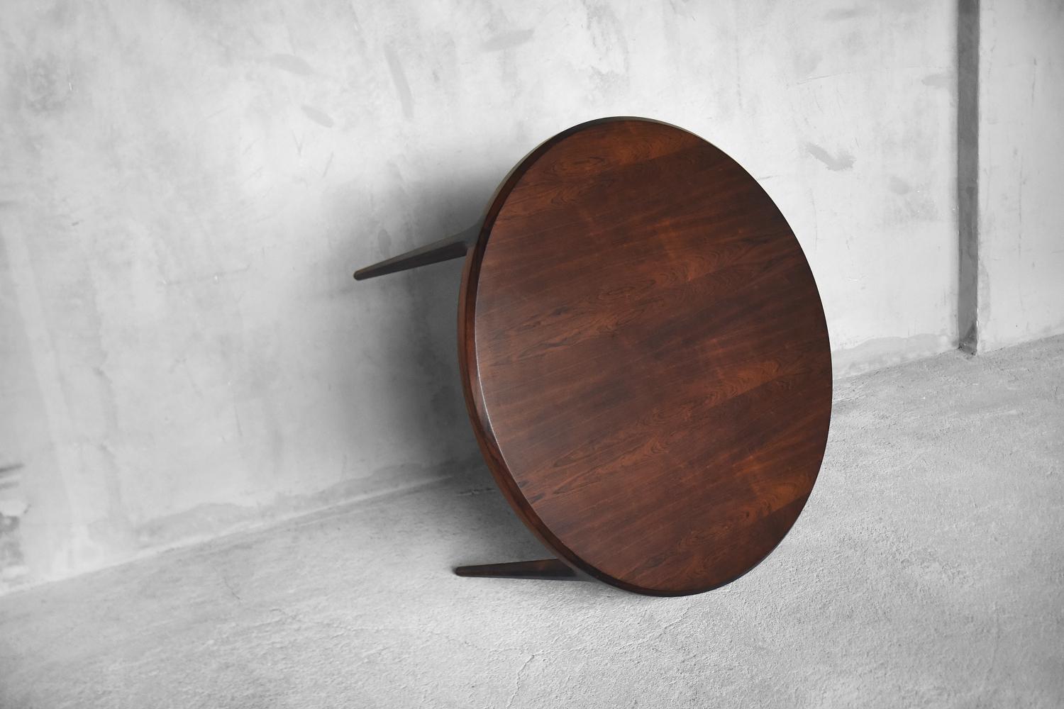 Mid-Century Rosewood 283 Coffee Table by Johannes Andersen for CFC Silkeborg For Sale 3