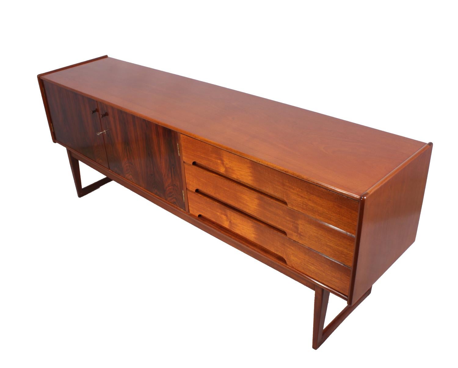Midcentury Rosewood and Teak Sideboard by Younger 2