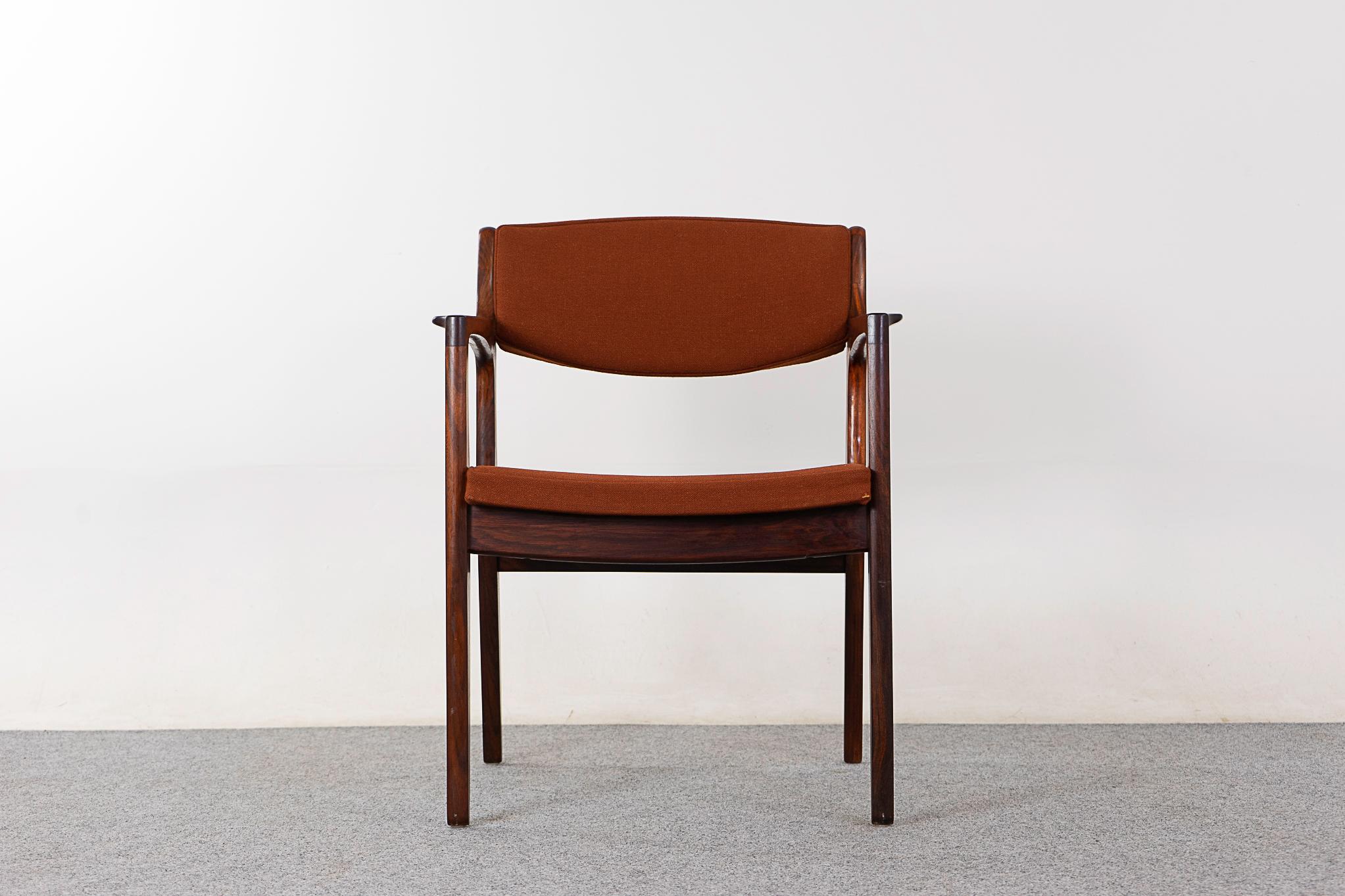Danish Mid-Century Rosewood Armchair For Sale