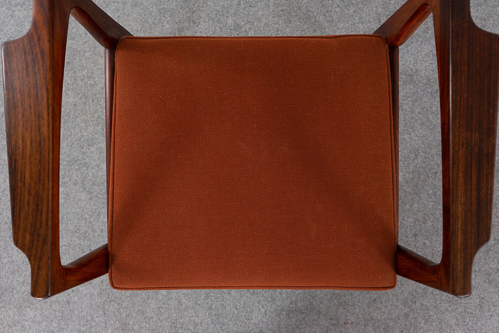 Mid-20th Century Mid-Century Rosewood Armchair For Sale