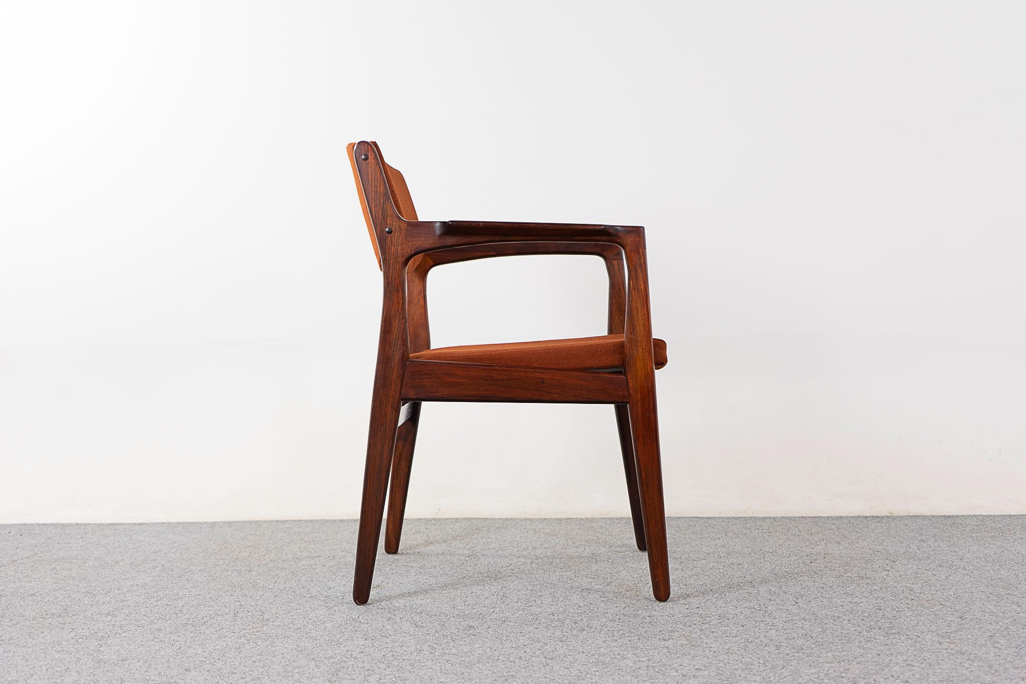 Mid-Century Rosewood Armchair For Sale 2