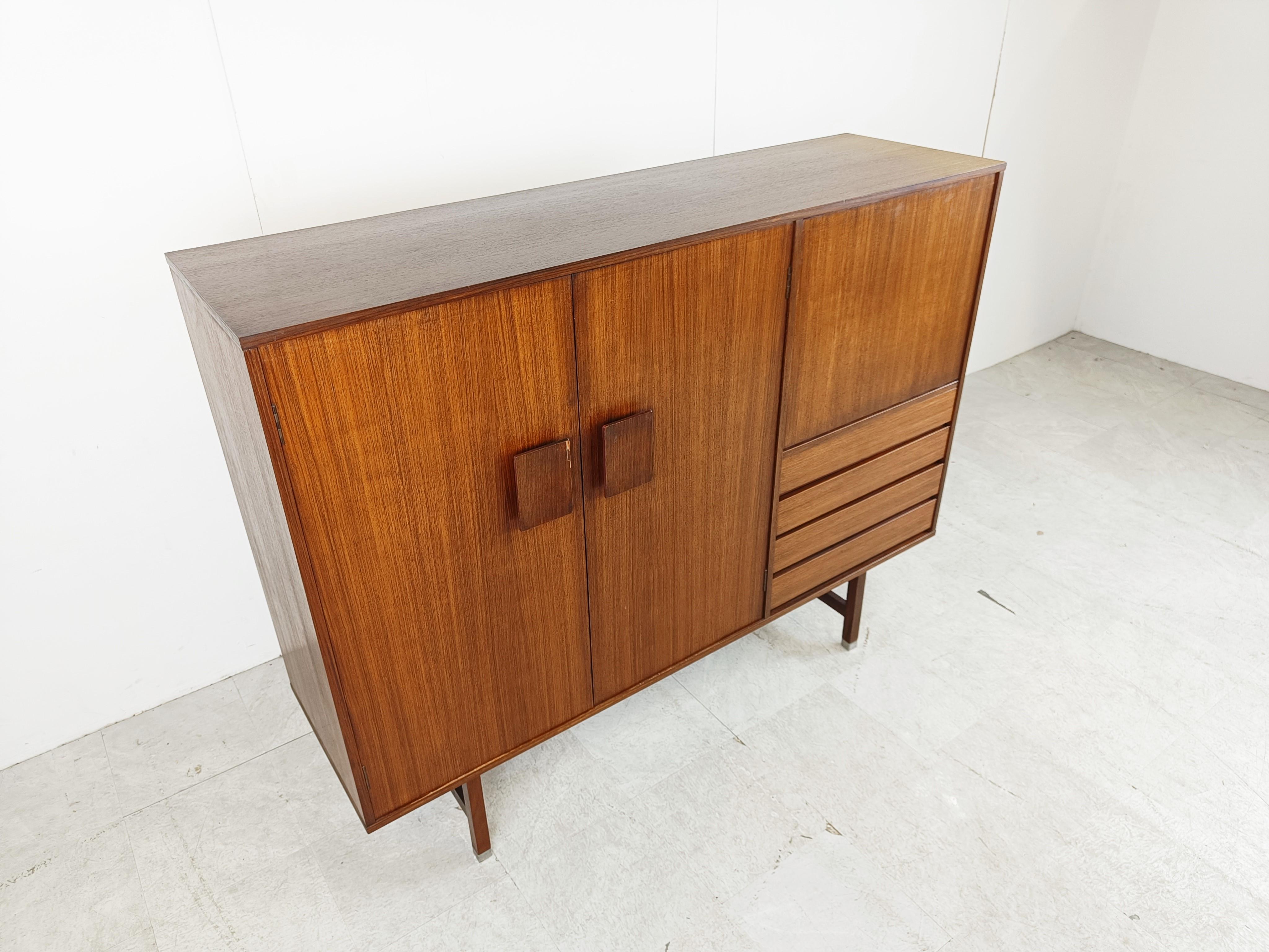 Mid-20th Century Mid century rosewood bar cabinet by Inger klingenberg for Fristho, 1960s