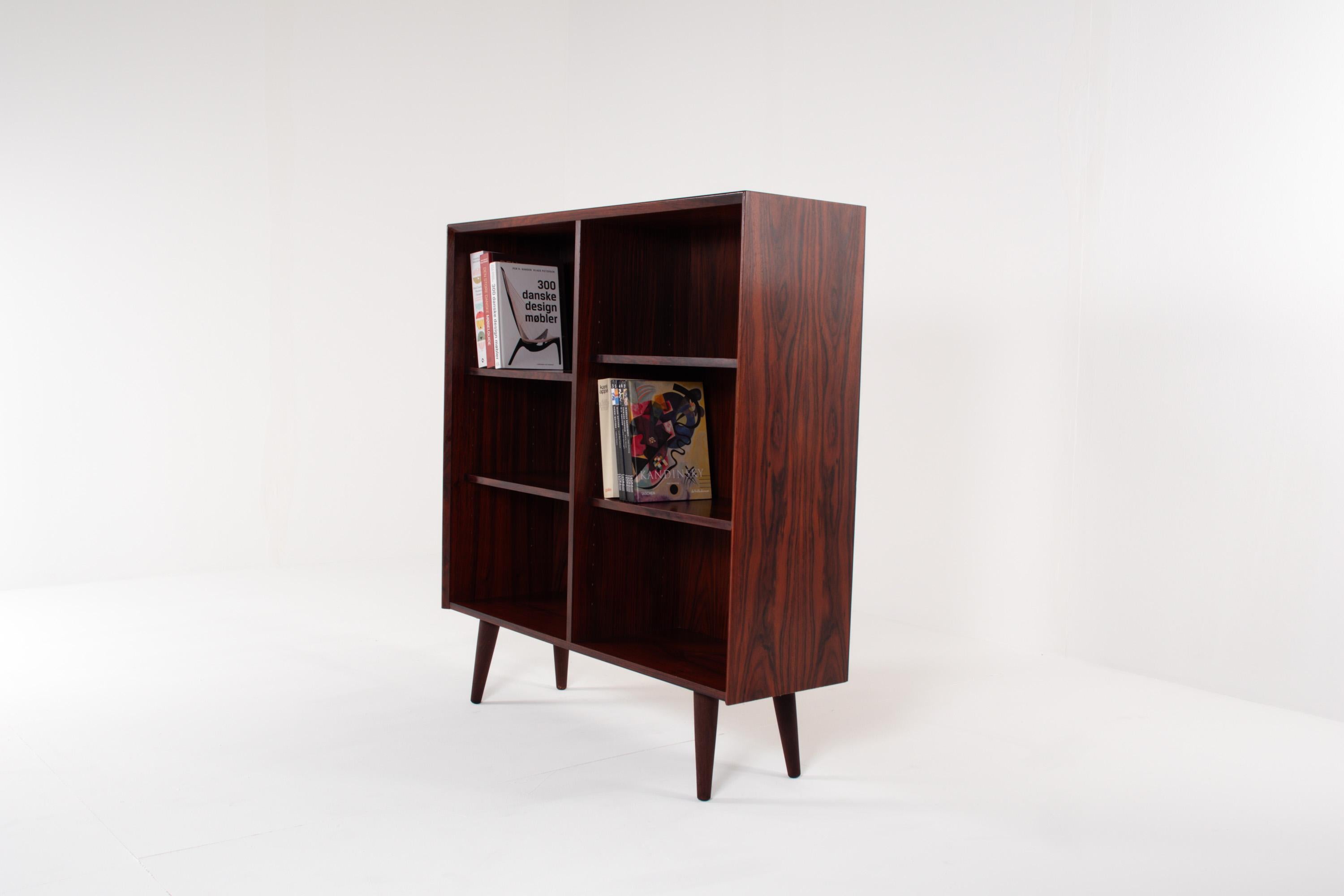 Mid-Century moderno Libreria in palissandro di metà secolo, Danimarca, anni '60 in vendita