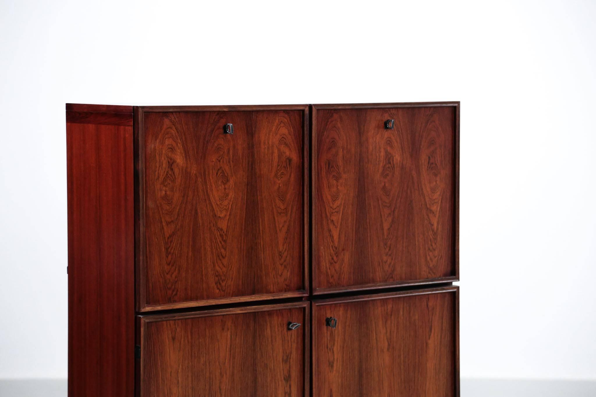 Midcentury Rosewood Cabinet, 1960s Danish Design Sideboard Vintage 1