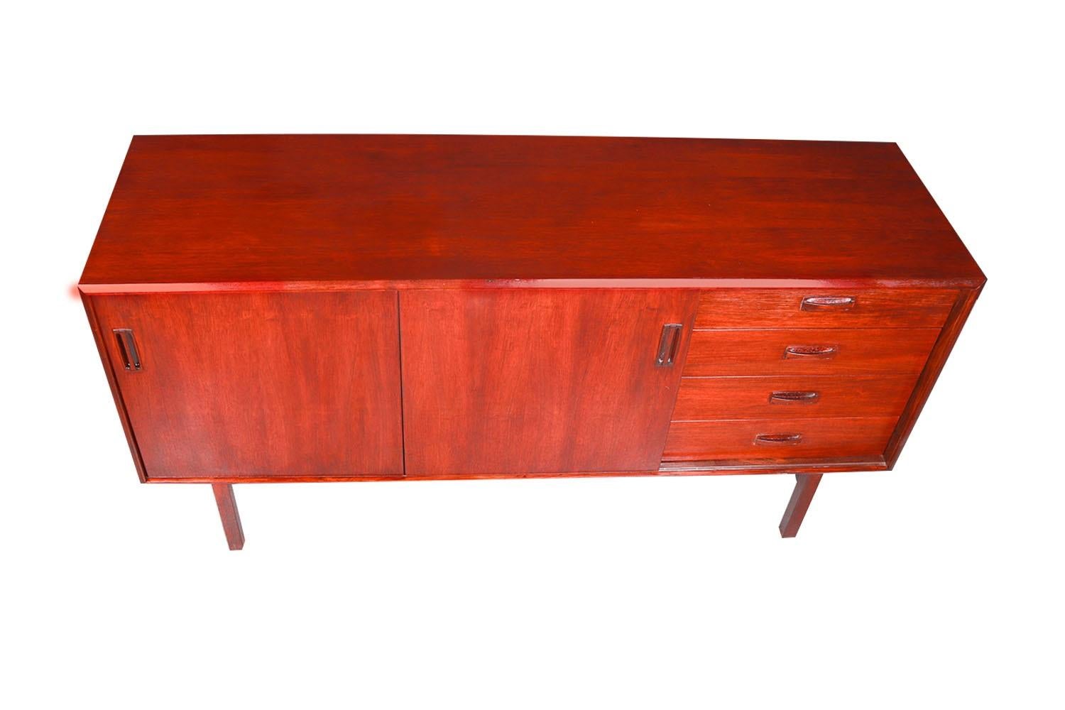 Mid-20th Century Mid Century Rosewood Canadian Credenza Dresser