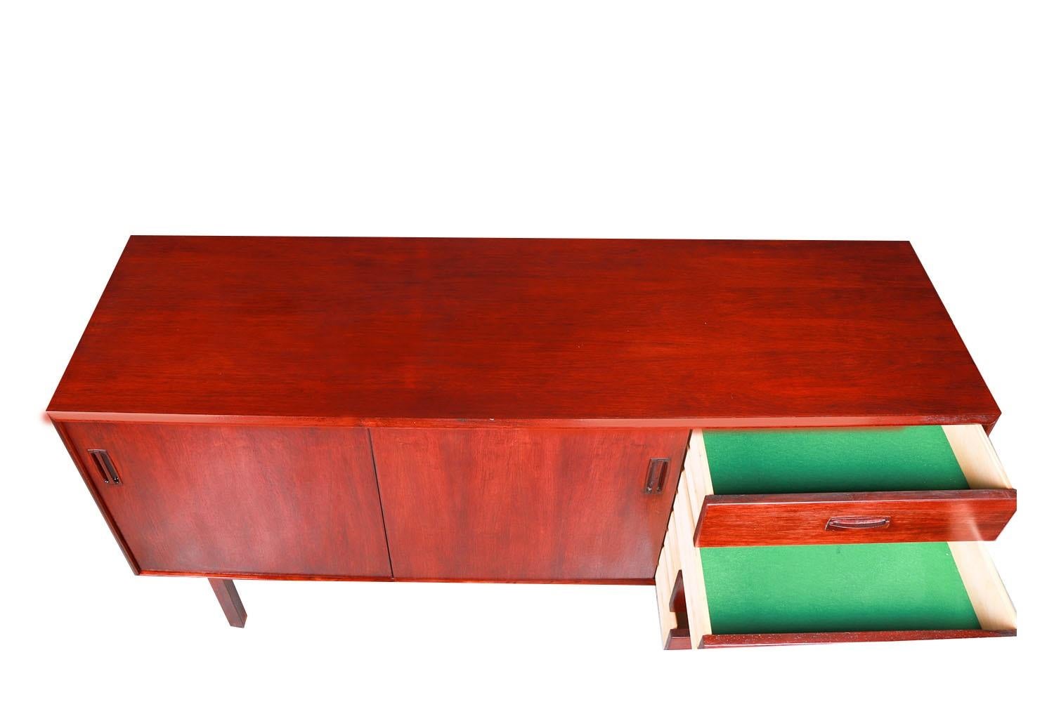 Mid Century Rosewood Canadian Credenza Dresser 1