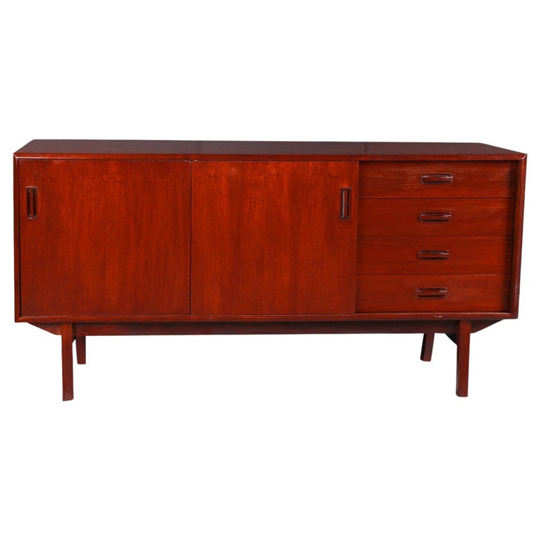 Mid Century Rosewood Canadian Credenza Dresser at 1stDibs