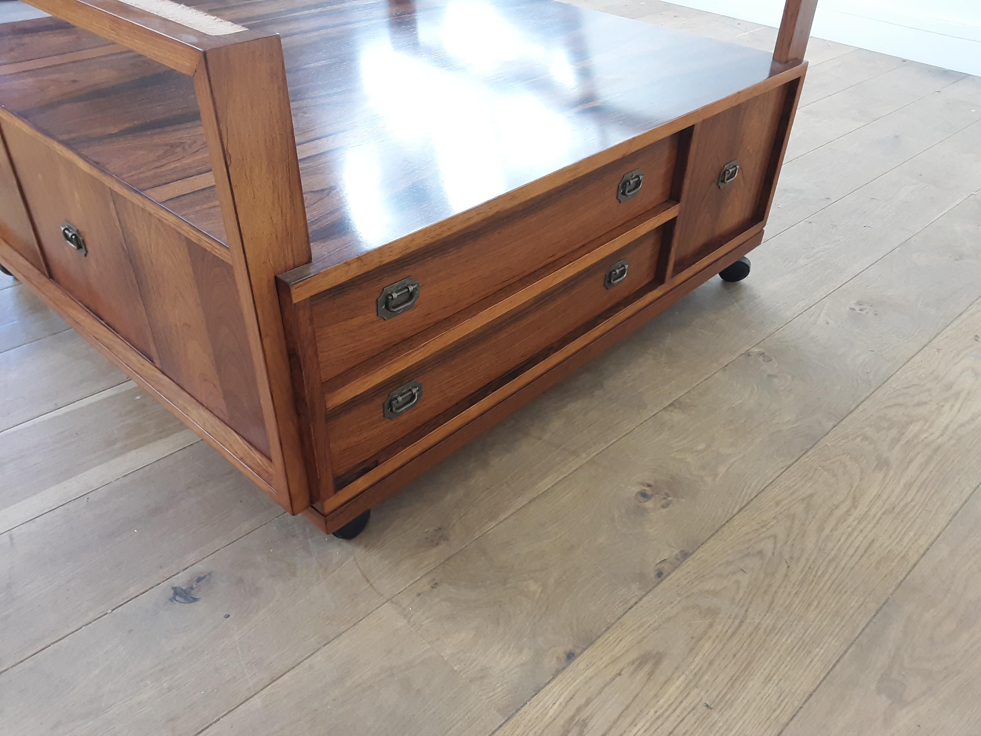 Midcentury Rosewood Centre Table For Sale 4