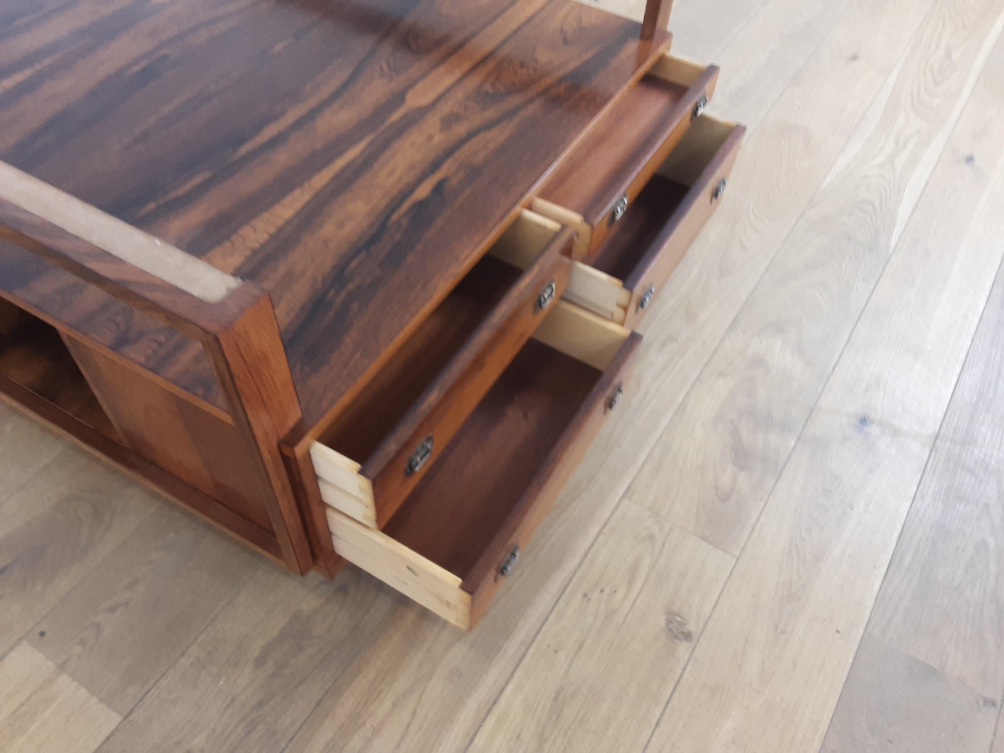 Midcentury Rosewood Centre Table For Sale 1