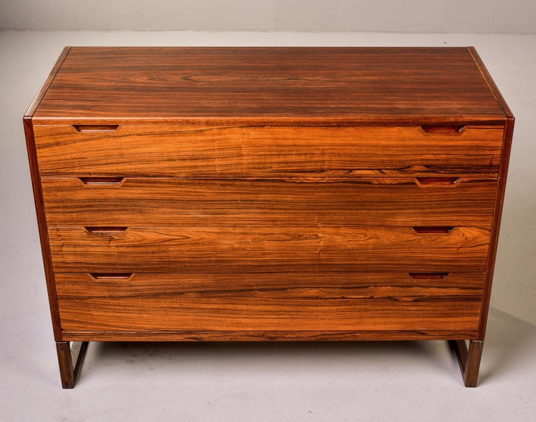 Mid Century Rosewood Chest by Svend Langkilde for Langkilde of Denmark For Sale 3