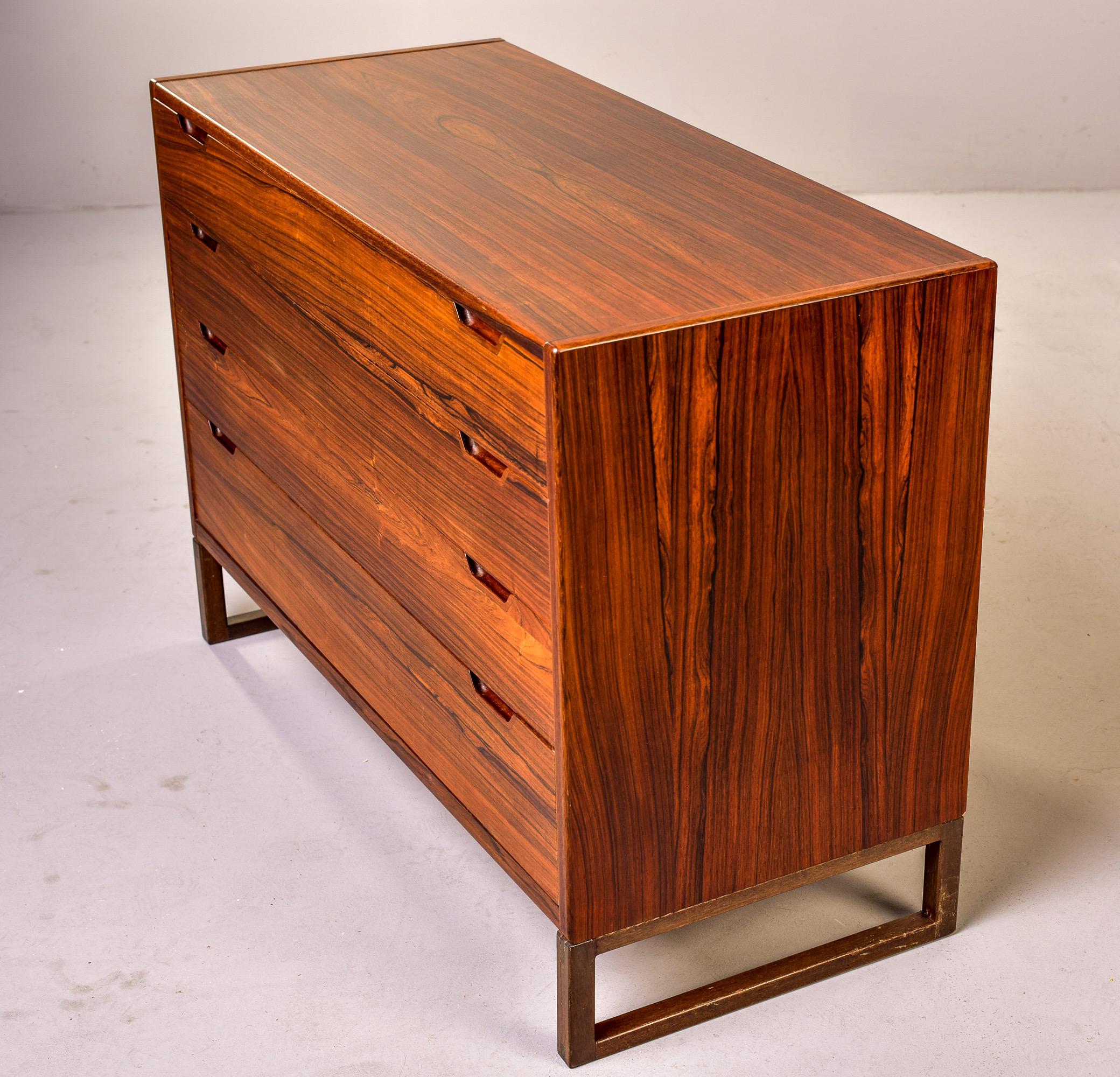 Veneer Mid Century Rosewood Chest by Svend Langkilde for Langkilde of Denmark