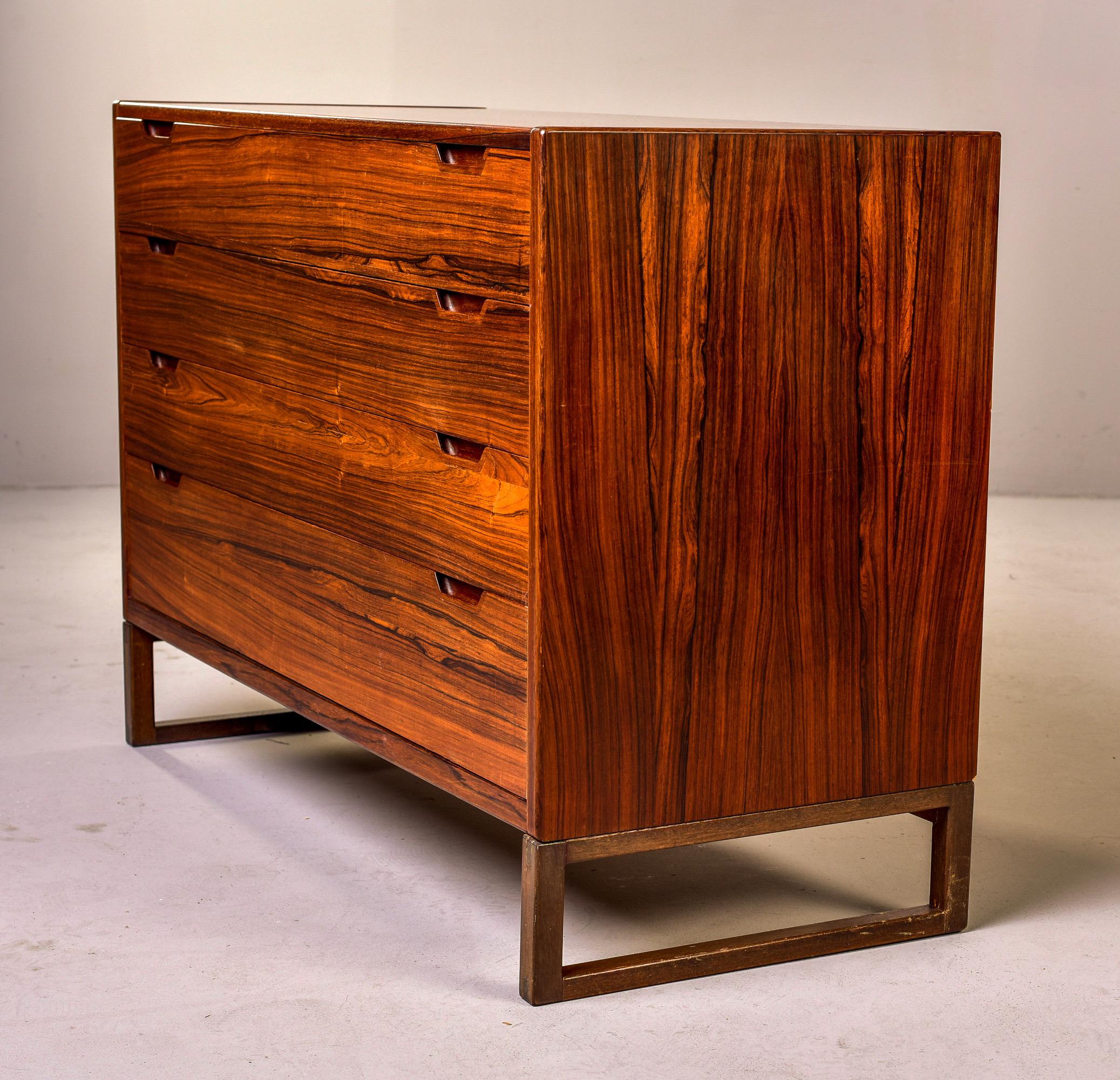 Mid Century Rosewood Chest by Svend Langkilde for Langkilde of Denmark In Good Condition In Troy, MI