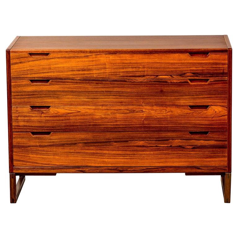 Mid Century Rosewood Chest by Svend Langkilde for Langkilde of Denmark For Sale