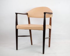 Desk Chair Made In Rosewood By Kurt Olsen From 1960s