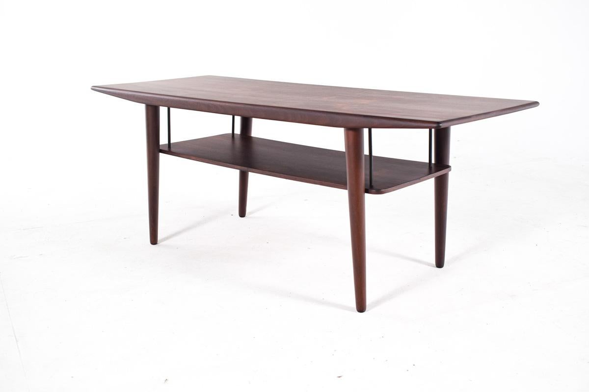Danish Midcentury Rosewood Coffee Table, 1960s For Sale