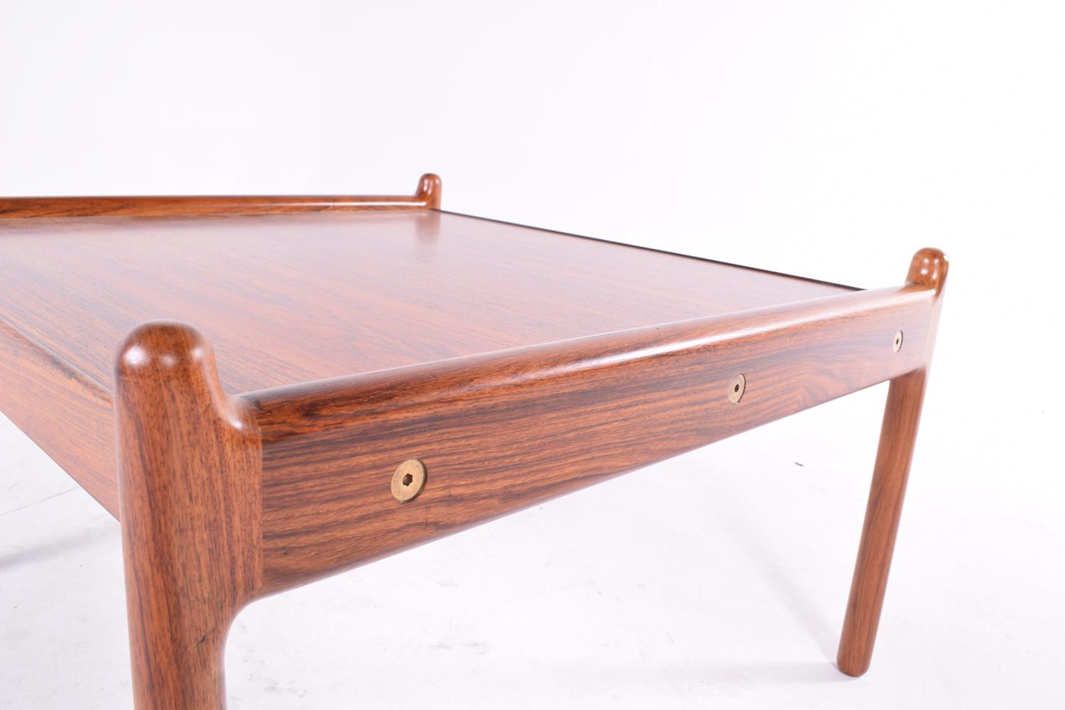 Danish Midcentury Rosewood Coffee Table by Illum Wikkelsø for CFC Silkebørg