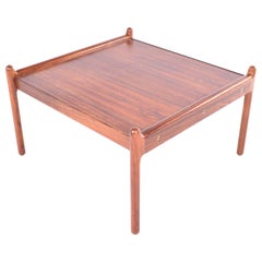 Midcentury Rosewood Coffee Table by Illum Wikkelsø for CFC Silkebørg