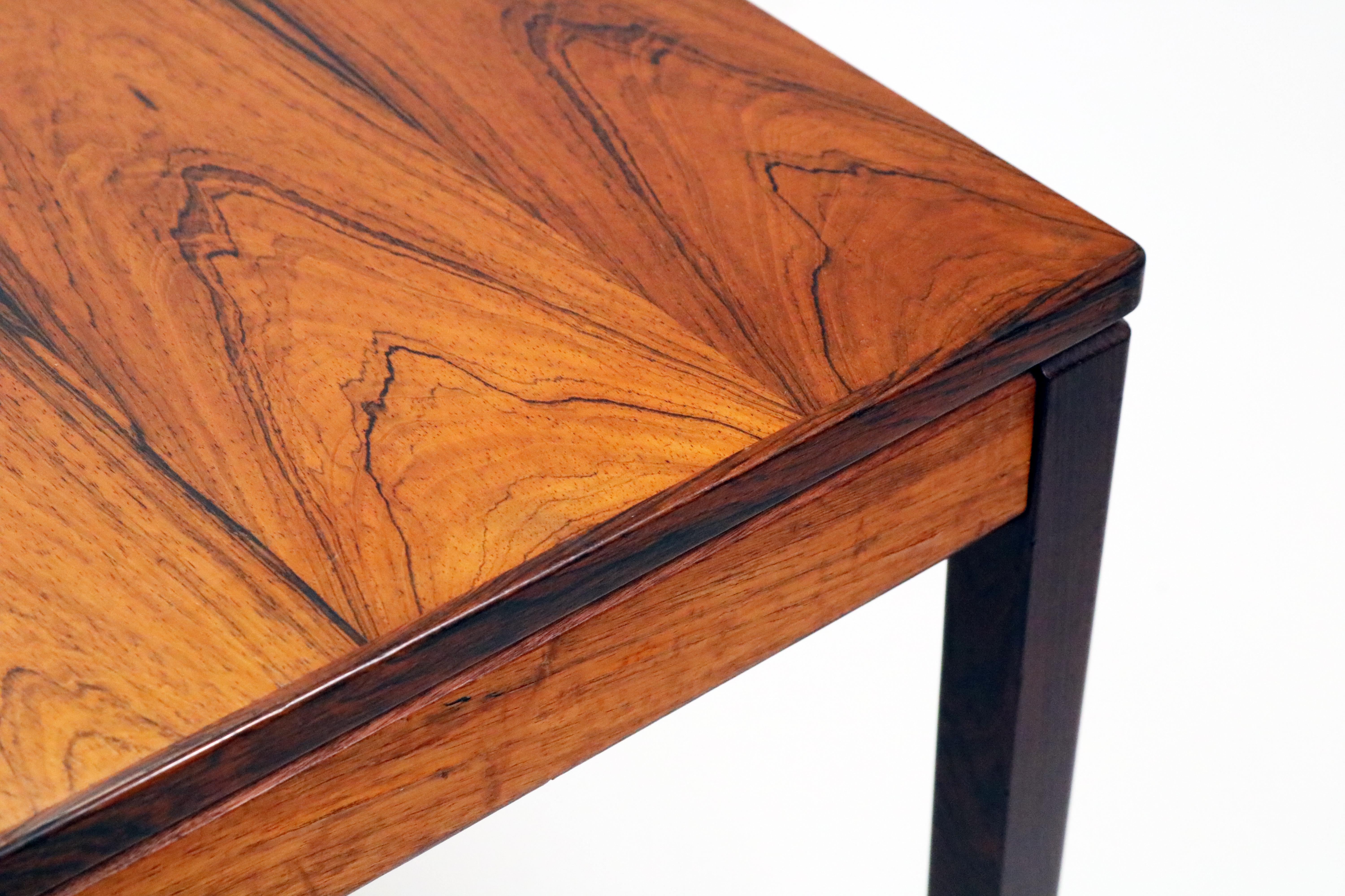 Mid-Century Rosewood Coffee Table by P.S. Heggen of Norway In Good Condition In Littleton, CO