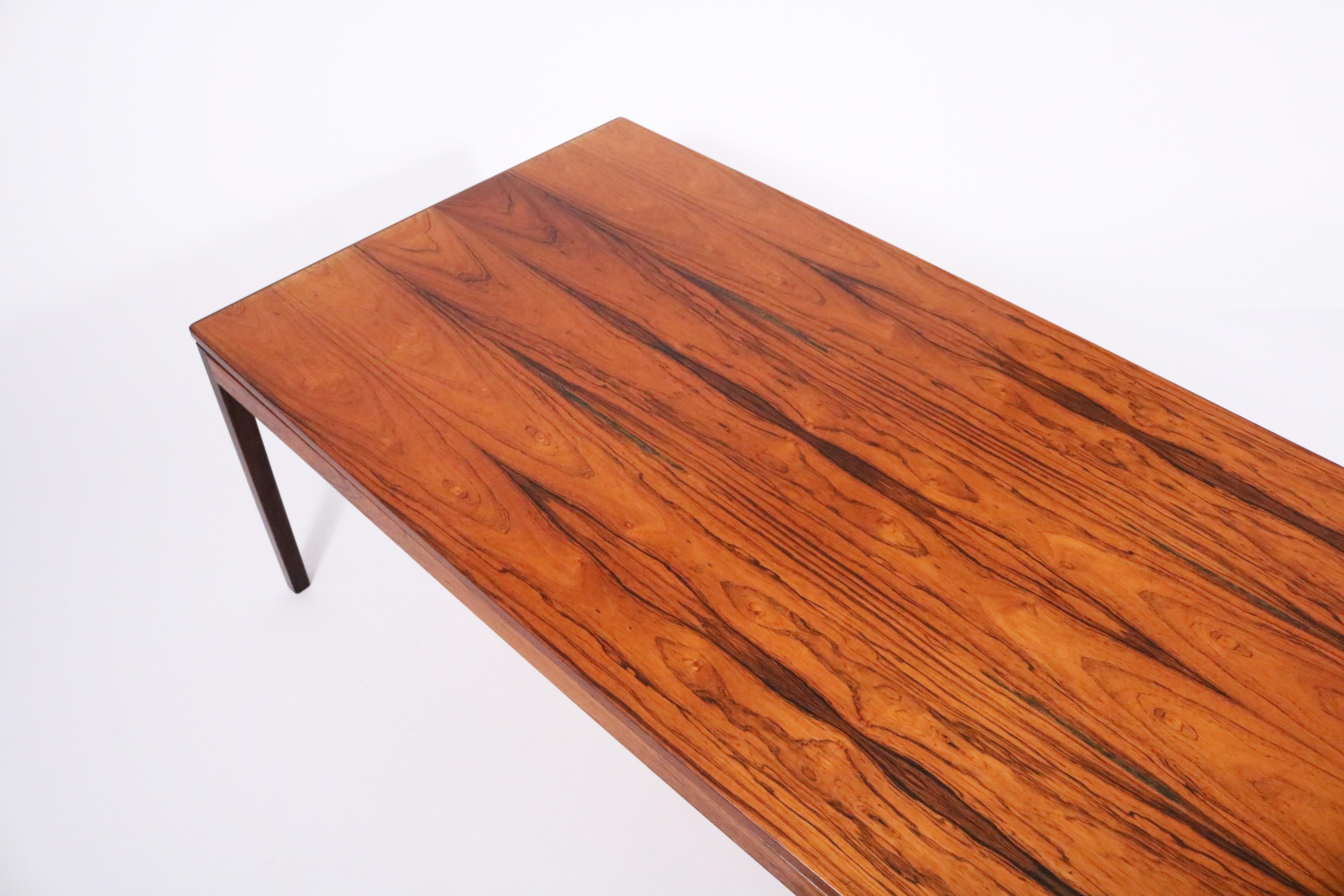 Mid-Century Rosewood Coffee Table by P.S. Heggen of Norway 2