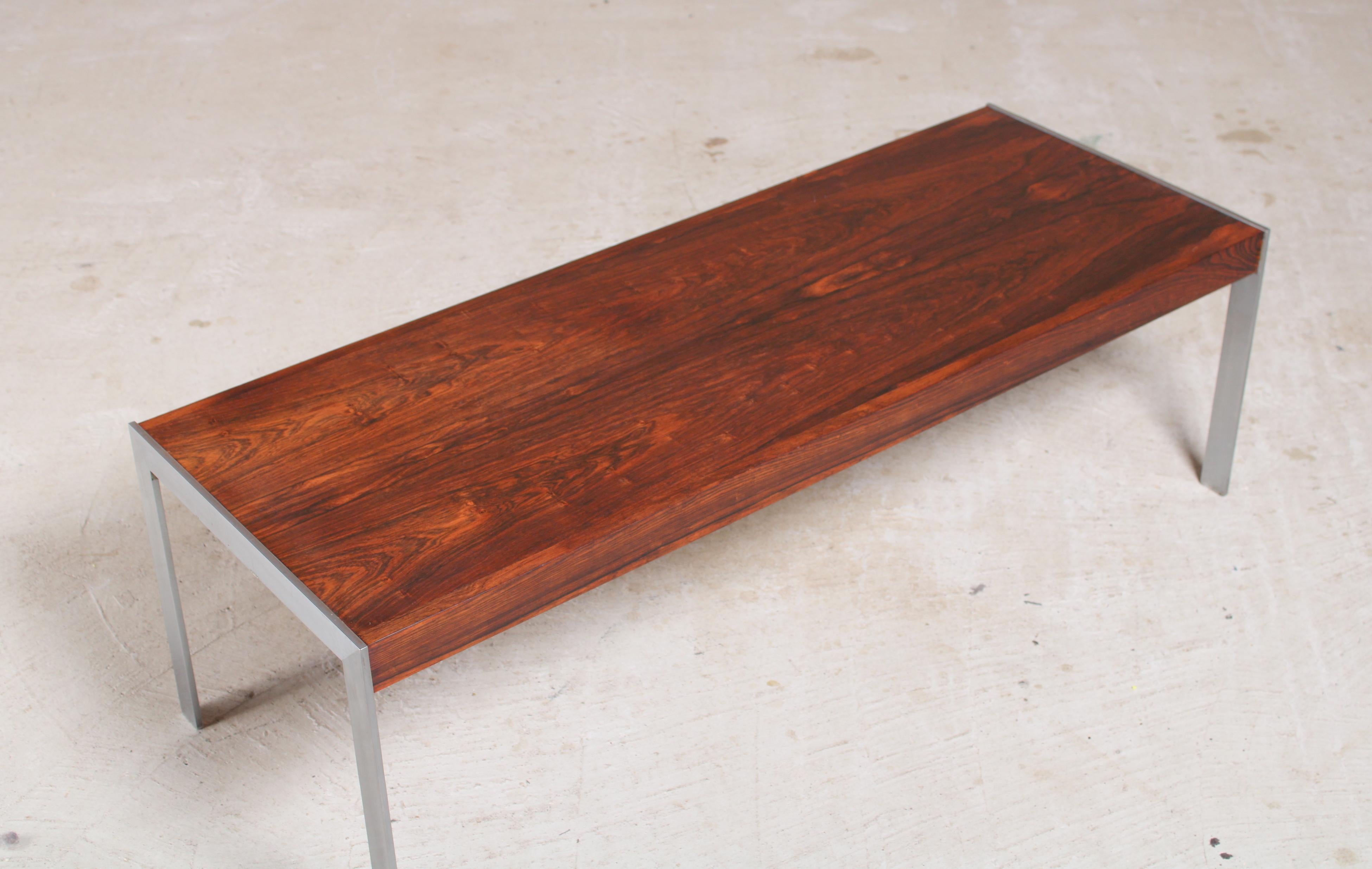 Mid Century Rosewood Coffee Table by Richard Young for Merrow Associates 1