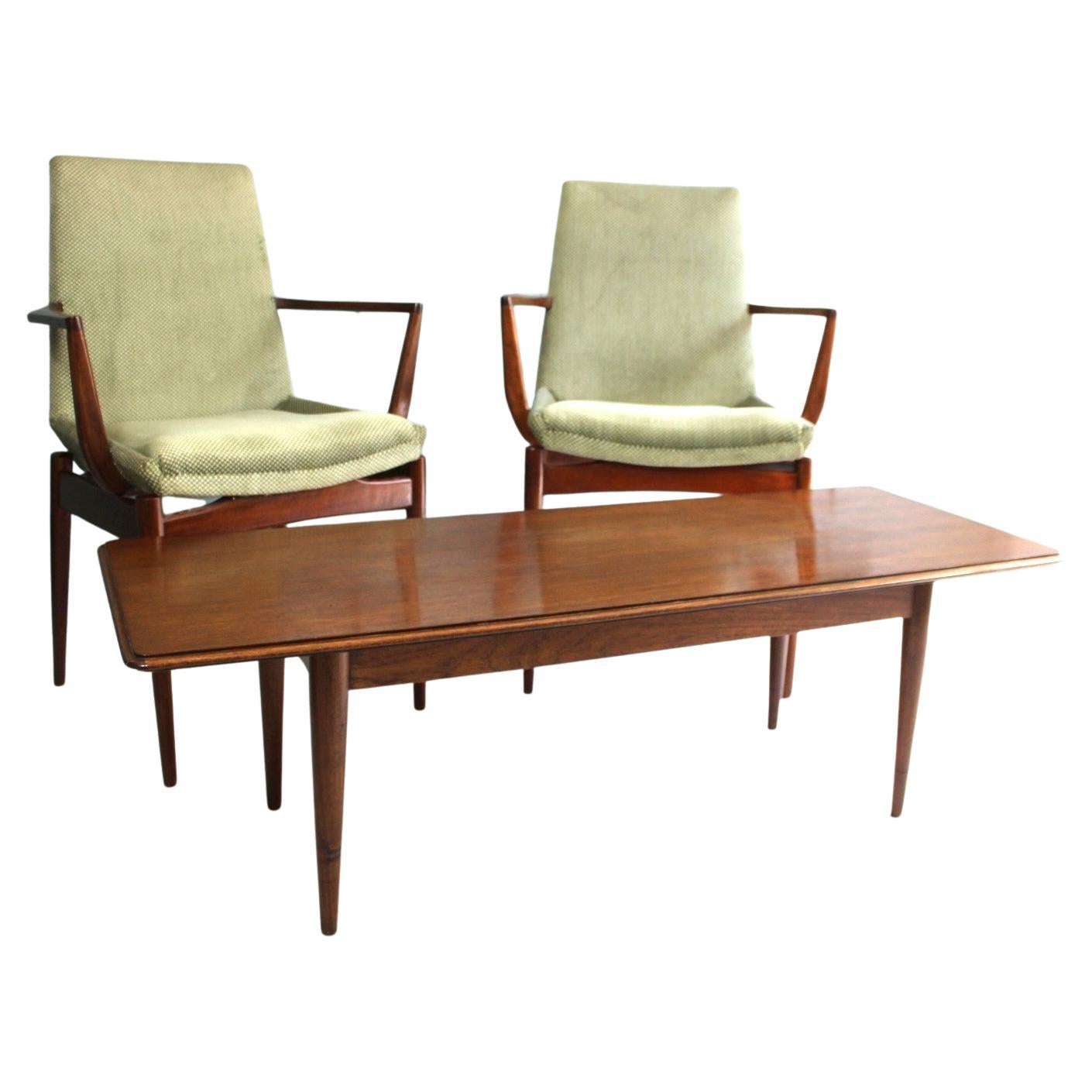 Mid Century Rosewood Coffee Table By Robert Heritage