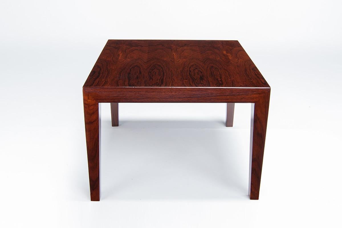 Mid Century Rosewood Coffee Table by Severin Hansen, Danish Design 1960’s For Sale 2