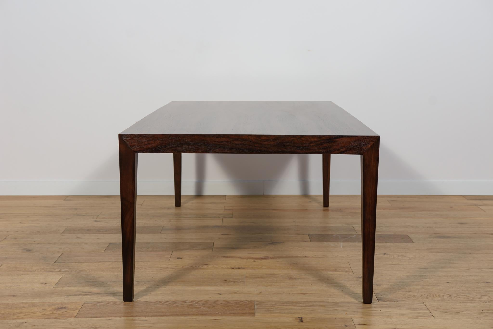 Milieu du XXe siècle Table basse du milieu du siècle dernier par Severin Hansen pour Haslev Furniture Carpent en vente