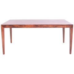 Midcentury Rosewood Coffee Table by Severin Hansen Jr. for Haslev, 1970s
